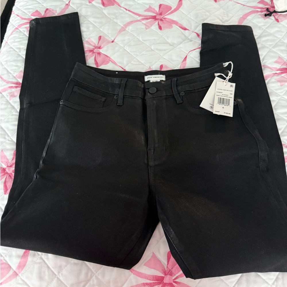 Good American Black Skinny Jeans